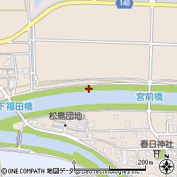 石川県加賀市大聖寺上福田町チ周辺の地図