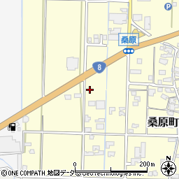 石川県加賀市桑原町（ト）周辺の地図