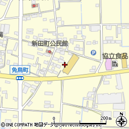 栃木県佐野市免鳥町189周辺の地図