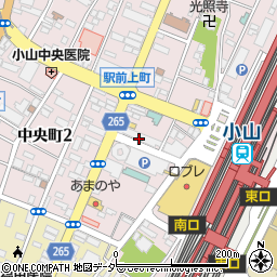 魚民 小山西口駅前店周辺の地図