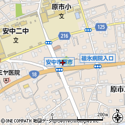 日本空手道身学館原市道場周辺の地図