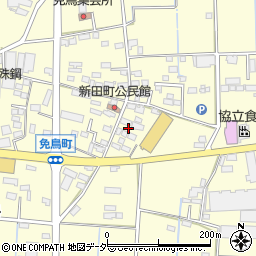 栃木県佐野市免鳥町489周辺の地図