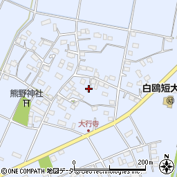 栃木県小山市大行寺270周辺の地図