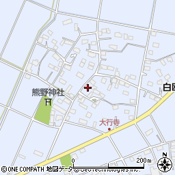 栃木県小山市大行寺274周辺の地図