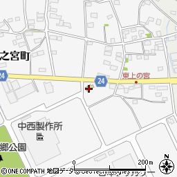 そば蔵 東上之宮店周辺の地図
