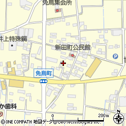 栃木県佐野市免鳥町448周辺の地図