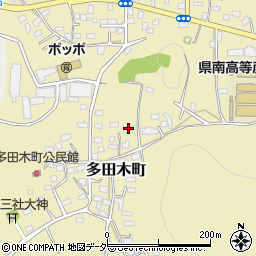 栃木県足利市多田木町533周辺の地図