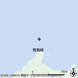 青島崎周辺の地図