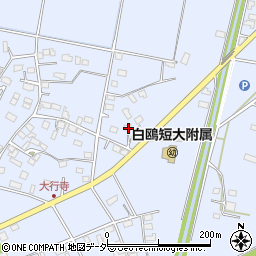 栃木県小山市大行寺317周辺の地図