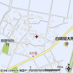 栃木県小山市大行寺265周辺の地図