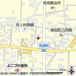 栃木県佐野市免鳥町433周辺の地図