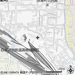 ＪＲ貨物高崎機関区周辺の地図