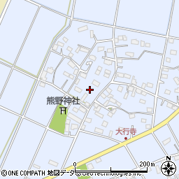 栃木県小山市大行寺236周辺の地図