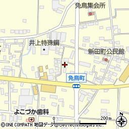 栃木県佐野市免鳥町432周辺の地図