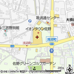 栃木県佐野市浅沼町742周辺の地図