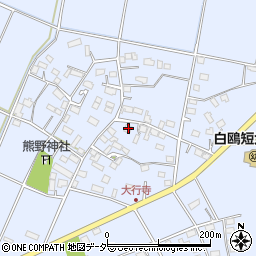 栃木県小山市大行寺217周辺の地図