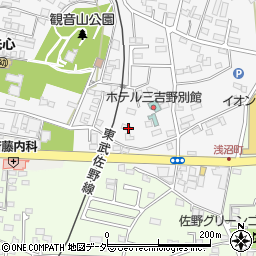 栃木県佐野市富岡町336周辺の地図