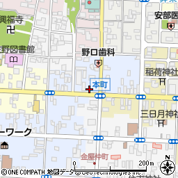 セブンイレブン佐野本町店周辺の地図