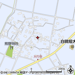 栃木県小山市大行寺266周辺の地図