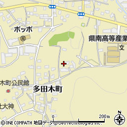 栃木県足利市多田木町518周辺の地図