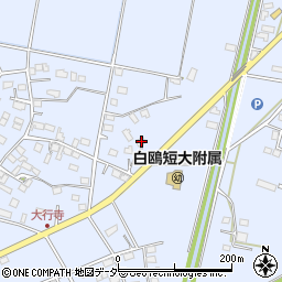 栃木県小山市大行寺315周辺の地図