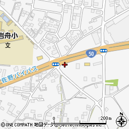 すき家５０号岩舟静店周辺の地図