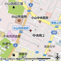 小山市役所　社会福祉協議会福祉事業係周辺の地図