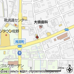 栃木県佐野市富岡町1400周辺の地図