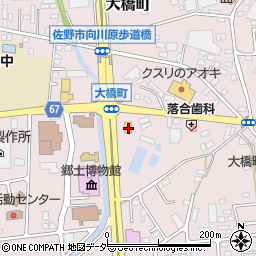 藤倉電気株式会社　佐野店周辺の地図