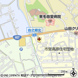 ドラッグセイムス台之郷店周辺の地図