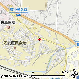長野県小諸市乙女周辺の地図