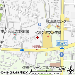 栃木県佐野市富岡町351周辺の地図