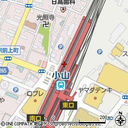 中華食堂　日高屋小山ＶＡＬ店周辺の地図