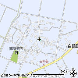 栃木県小山市大行寺258周辺の地図