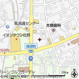 栃木県佐野市富岡町1408周辺の地図