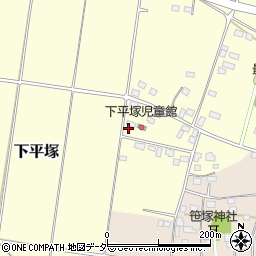 茨城県筑西市下平塚422周辺の地図