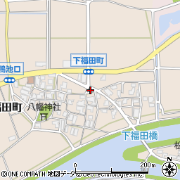 石川県加賀市大聖寺下福田町イ周辺の地図