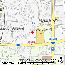 栃木県佐野市富岡町350周辺の地図
