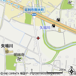 栃木県足利市里矢場町2208周辺の地図