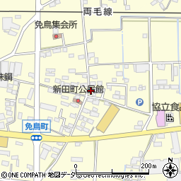 栃木県佐野市免鳥町404周辺の地図
