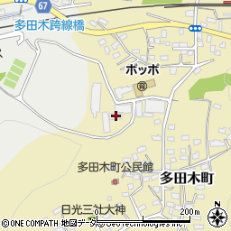 栃木県足利市多田木町1039周辺の地図