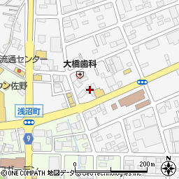 栃木県佐野市富岡町1496周辺の地図