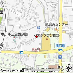 栃木県佐野市富岡町352周辺の地図