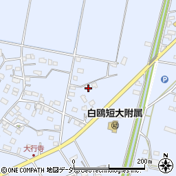 栃木県小山市大行寺310周辺の地図