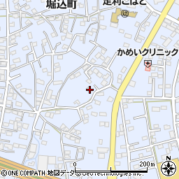 栃木県足利市堀込町3009-1周辺の地図
