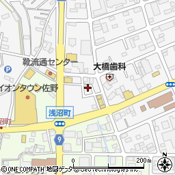 栃木県佐野市富岡町1412周辺の地図
