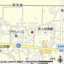 栃木県佐野市免鳥町876周辺の地図