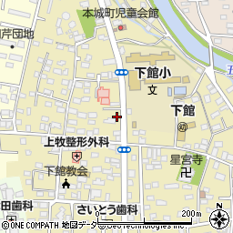茨城県筑西市甲442周辺の地図