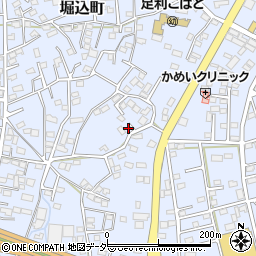 栃木県足利市堀込町3009-10周辺の地図