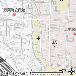 群馬県高崎市下之城町16-3周辺の地図